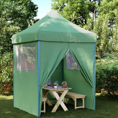vidaXL - Partytent - 200 - x - 200 - x - 306 - cm - Groen - Oxford - Stof