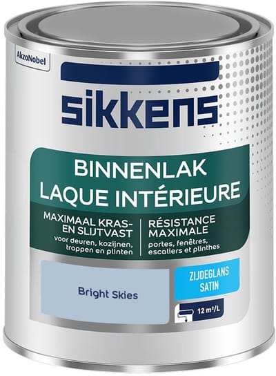 Sikkens - Binnenlak Zijdeglans - Bright Skies - Mengverf - 750 Ml