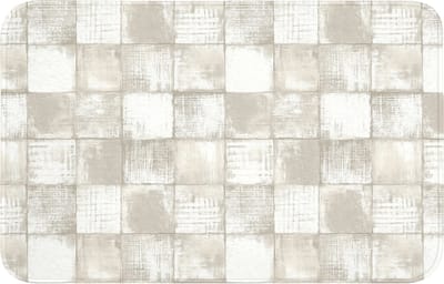 WC mat 80x50 cm - Antislip - Tegel - Patroon - Verweerd - Toiletmat - Vloermat - Douchemat - Toilet tapijt - Toiletmatten