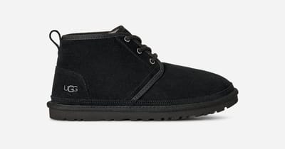 UGG® Neumel voor heren | Gemakkelijke veterschoenen op UGG®.com/eu/nl/nl in Black, Maat 46, Suede