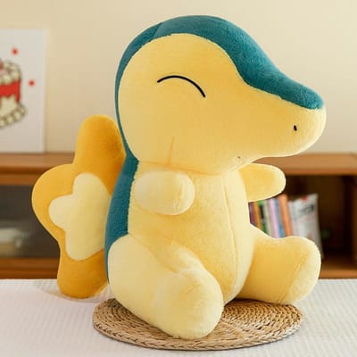 Elf Chrysanthemum Blad van Gras Pop Pluche Speelgoed Klein Monster Pokémon Pop Cadeau voor Meisjes Begeleidingskussen 35cm