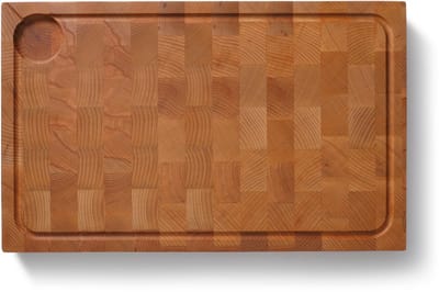 Skottsberg - Snijplank met Sapgeul 48,5 x 30 x 4 cm - Wood Works - FSC beukenhout - Dubbelzijdig met handgrepen