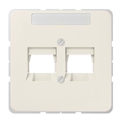 Jung CD500 Insteekplaat Schakelmateriaal - 569-2NAT
