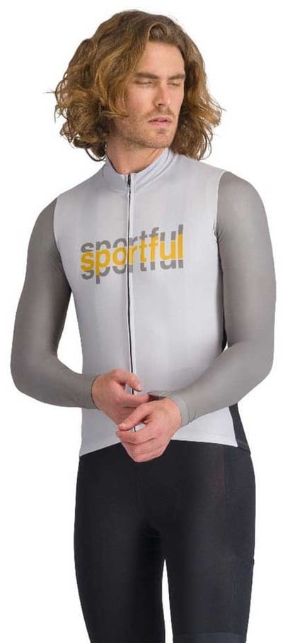 Sportful Supergiara Logo Thermal Trui Met Lange Mouwen Grijs M Man
