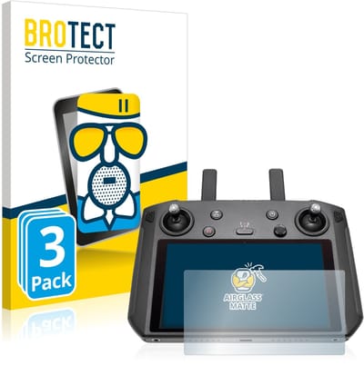 BROTECT - Screenprotector voor DJI Smart Controller - Folie Beschermfolie Beschermglas matte 3 Stuks