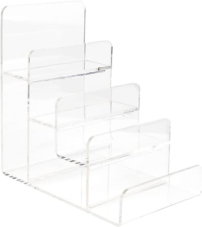 Duidelijke Acrylaat Display Stand voor Cosmetica, Nagellak en Sieraden - Multifunctionele Opbergoplossing voor Accessoires en Wallets