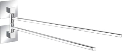 Wenko Handdoekrek Quadro Turbo-loc Rvs 40 Cm Zilver