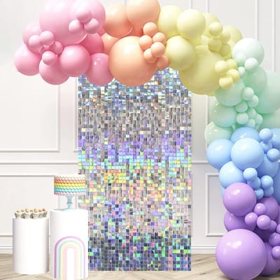 Dailygoods- Achtergronddecor 12 Stuks Champagne Gouden Panelen - Decoratie Bruiloft - Aanpasbare Maat - Glinsterend - Feestdecoratie