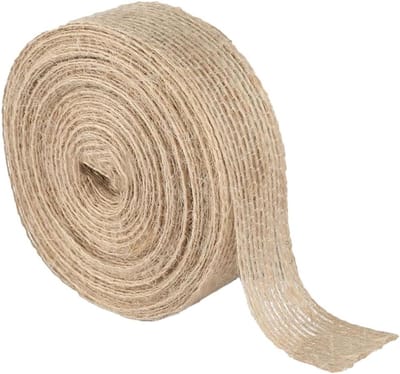 10 m, vintage 1,5 cm, jute lint, decoratief jute lint voor doe-het-zelf handwerk, Kerstmis, decoratie, bruiloft, feest
