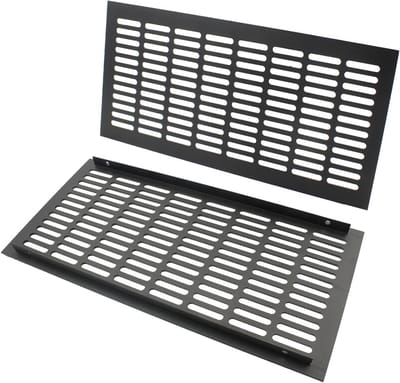 Air Vent Register - Aluminiumlegering Ventilatierooster Dressoir Grill Cover voor Kachel, Schoenenkast, Keuken en Badkamer