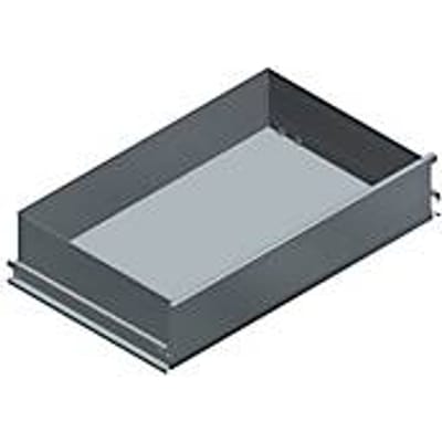 Lade voor legbordstelling R 3000 en R 4000 - stalen - voor vak breedte 994 mm - B 907 x D 600 x H 206 mm - zilverkleurig