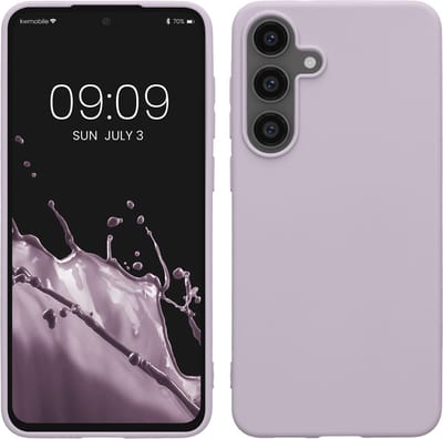 kwmobile telefoonhoesje geschikt voor Samsung Galaxy S25 FE - Hoesje voor smartphone - Back cover in lavendel