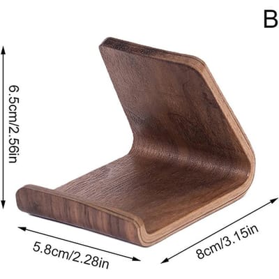 Multifunctionele Massief Houten Telefoonhouder Receptie Visitekaartjes Displayrek Creatieve Thuis Kantoor Desktop Decoratie