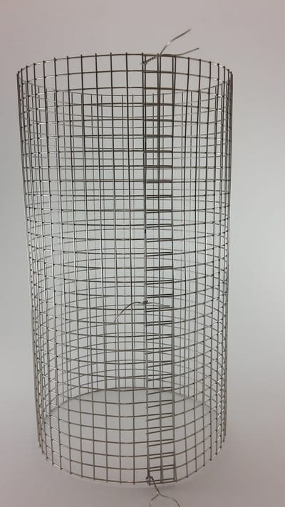 Vonkenvanger RVS 30 x 100 cm voor uitvoer rookkanaal