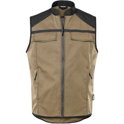 Fristads Vest 5555 STFP - Khaki/Zwart - XS