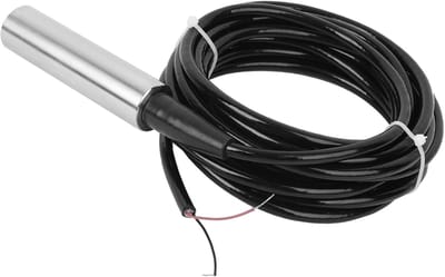 Allecto - TL‑136 Vloeistofniveau Sensor - Waterniveau Detector - IP68 Waterdicht - 24 VDC Signaaloutput - 0 tot 5 Meter Bereik - Voor Professioneel..