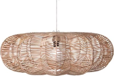 Handmade Design lamp Hanglamp Ster Naturel Rotan  woonkamer Slaapkamer Ø 80 cm
