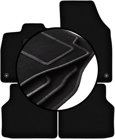 Complete set veloursmatten voor: Audi Q4 e-TRON (2021-2022)