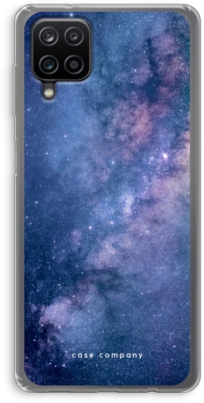 Hoesje geschikt voor Samsung Galaxy A12 hoesje - Nebula - Soft Cover Telefoonhoesje - Bescherming aan alle Kanten en Schermrand