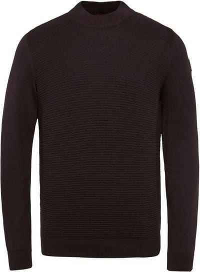 Vanguard - Trui Turtle Donkerbruin - Heren - Maat 3XL - Modern-fit
