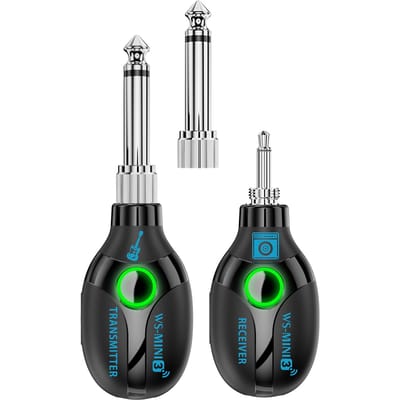 2.4G Draadloos Gitaarsysteem Zender Ontvanger Set met Oplaadcompartiment Audiosysteem 4