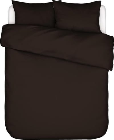ESSENZA Guy Dekbedovertrek Chocolate - Lits-jumeaux XL – 260x220 cm + 2 kussenslopen 60x70 cm