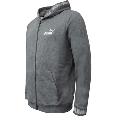 Puma Amplified Hooded Jacket Heren Grijs Casual Track Top 844792 03