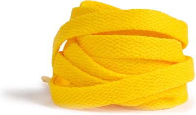 GBG Sneaker Veters 120CM - Fel Geel - Yellow - Laces - Schoenveters - Platte Veter - o.a. geschikt voor Asics, New Balance, Nike