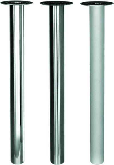 Tafelpoot Cento dun hoogte 720 - 740 mm kleur Rvs-Look