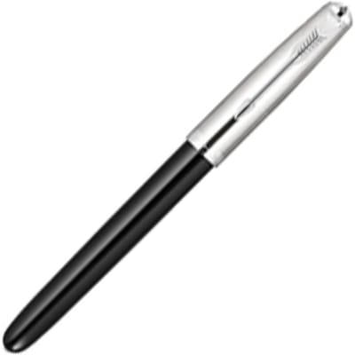 Stylo Plume d'Écriture Noir Pointe Fine 0,38 mm Cartouche d'Encre Change Stylo Signature pour Affaires