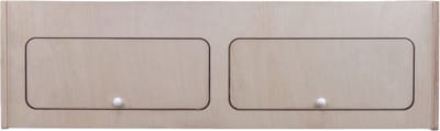 Bovenkast camperbusje - natuurlijk - 120cm x 35cm x 35cm - 2-deurs