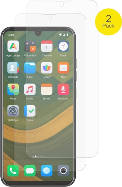 dipos FLEX – 2x Matte Screenprotector geschikt voor Teracube 2s | Volledige Schermbescherming | Case-Friendly