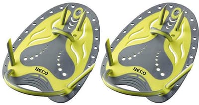 BECO handpeddels Flex - hydronamisch - maat S - geel