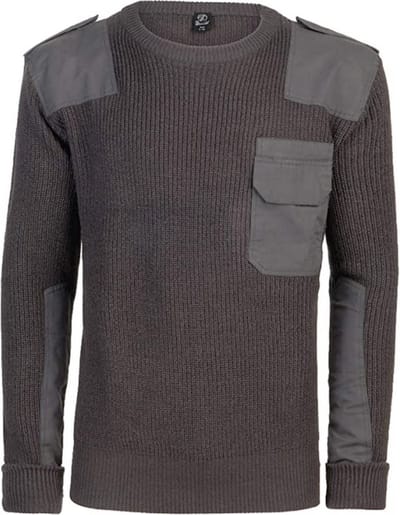 Brandit - Military Sweater/trui - L - Grijs