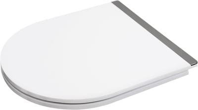 Toiletbril - Toiletdeksel - Stil Sluiten - Softclose & Quick Release - 46 x 36 cm - Wit