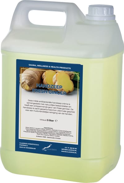 Handzeep Fresh Ginger 5 liter - navulling