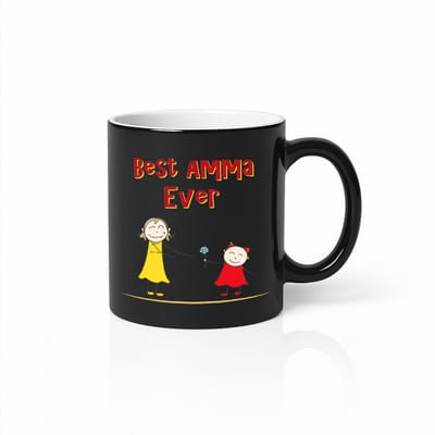 Best Amma Ever Tovermok - Warmtegevoelige Kleurwisselende Mok - Verrassingscadeau voor Mama
