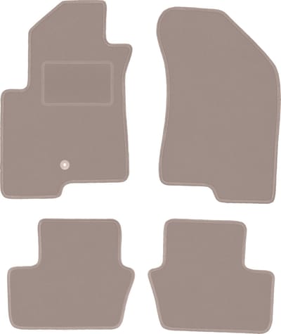 Beige veloursmatten voor: Jeep Compass MK49 SUV (2007-2017)