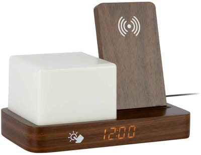 Karlsson Wekker Retro - Mokka - 11.5x15.4x20cm - Modern - Wekker voor slaapkamer - Wekkers