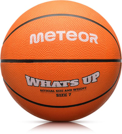 Meteor What's up 7 - Basketbal - oranje, maat 7