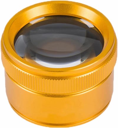 Vergrootglas 30X met Gouden Tas - Perfect voor Juwelen, Munten, Postzegels en Edelstenen