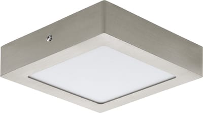 EGLO Fueva 1 - Plafonnière - LED - 170X170mm. - Nikkel - 3000K