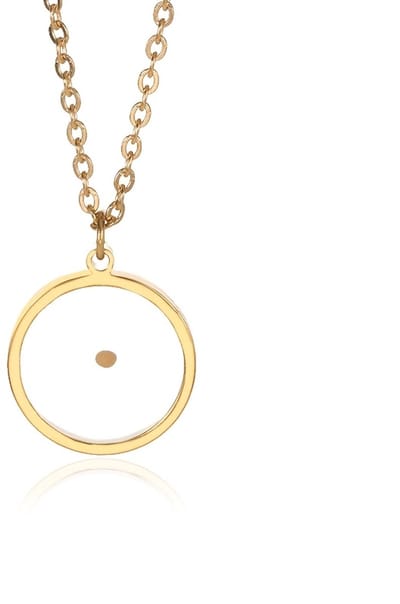 VANDAAG VERZONDEN - Ketting - Mosterdzaadje 2,5cm - Christelijk - Goud Goudkleurig - Staal - Kruis - Bijbel - Geloof - Bijbel Bijbelstudie - Kado Cadeau - Dopen Doop Belijdenis
