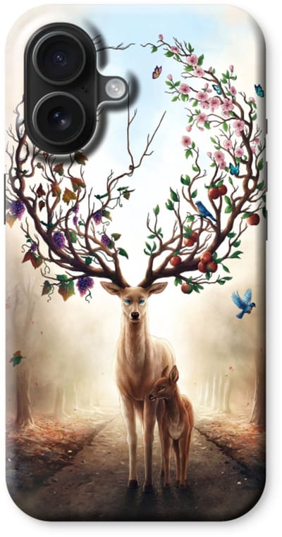 Case Company® - Hoesje geschikt voor iPhone 16 hoesje - Seasons Change - Tough Case - Maximale Bescherming alle Kanten en Schermrand
