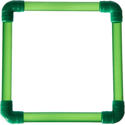 Vijver voerring - Voederstation Vis - Voer Verspreiden - Eenvoudig te Gebruiken - 15 x 15 x 12 cm - groen