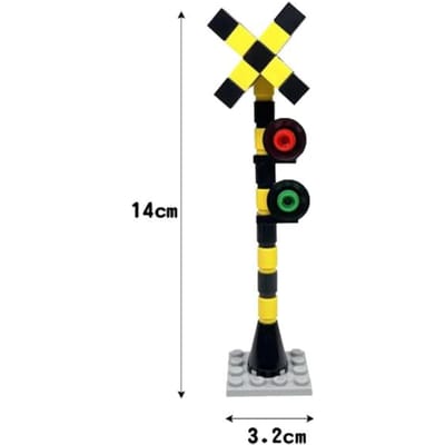 Stadstrein Onderdelen Sporen Station Bakstenen Spoorweg Bufferstop Rechte Gebogen Spoorwegen Bouwstenen MOC Speelgoed