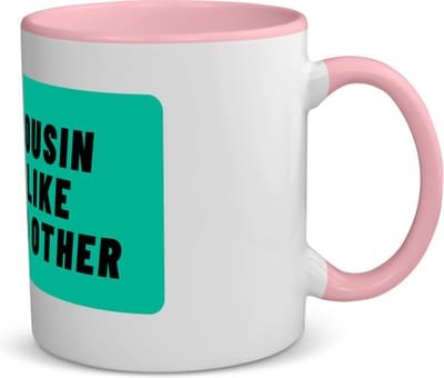 Akyol - cousin like no other koffiemok - theemok - roze - Neef - geweldige neef - niemand anders - verjaardag - cadeau - kado - bedankje - geschenk - 350 ML inhoud