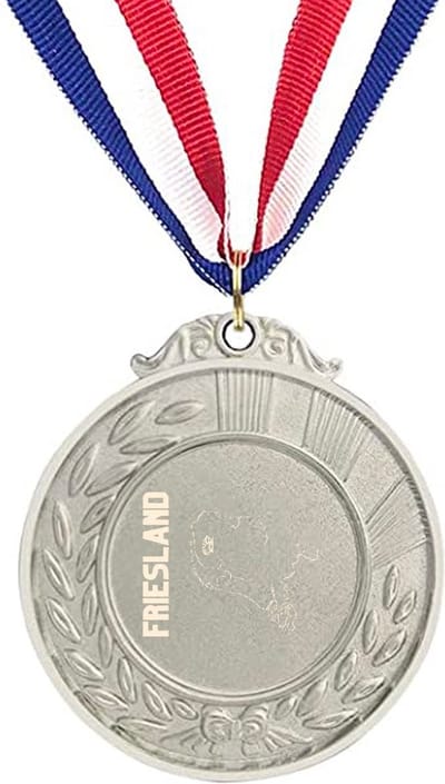Akyol - friesland medaille zilverkleuring - Friesland - echte fries - friesland reisgids - friesland vlag - heerenveen