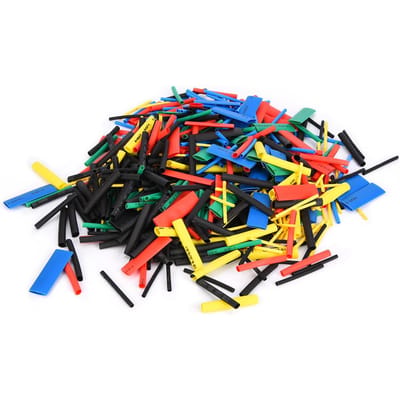 530 stuks Krimpkous Polyolefine Geïsoleerde Krimpbare Buis Draad Kabel Beschermhoes Wrap