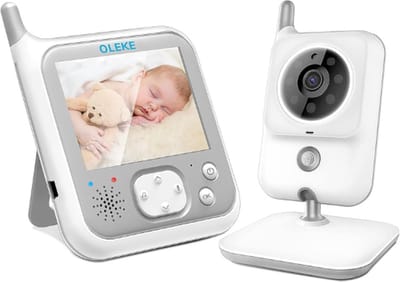 Babyfoon met camera - Babyphone - Slaapliedjes Babyfoon - Wit